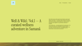 Thumbnail of bewellandwild.com