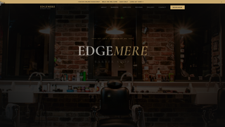 Screenshot of edgemerebarbershop.com