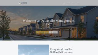 Screenshot of dellavallemanagement.com