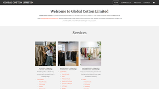 Thumbnail of globalcottonlimited.com