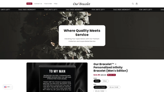 Thumbnail of ourbracelet.com