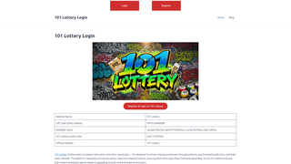 Thumbnail of 101lotteryyy.com