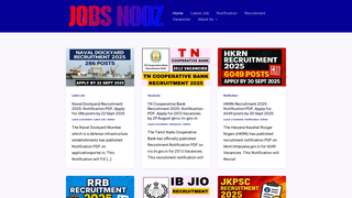 Thumbnail of jobsnooz.com