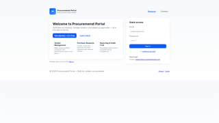 Thumbnail of procuremenstportal.com