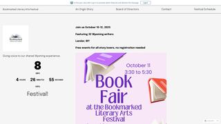 Thumbnail of bookmarkedliteraryarts.com