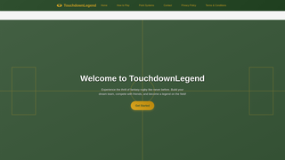 Thumbnail of touchdownlegend.com