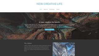 Screenshot of newcreativelife.com