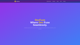 Screenshot of devfuzetools.com