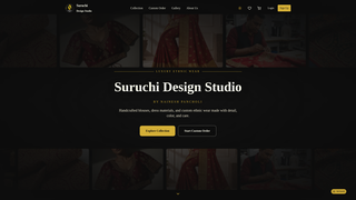 Screenshot of suruchidesignstudio.com