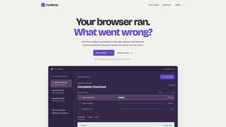 Screenshot of runlens.dev