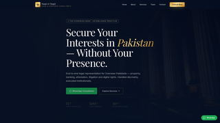 Screenshot of naqviandnaqvilegal.com