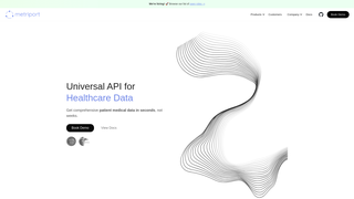 Screenshot of metriportai.com