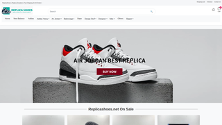 Thumbnail of replicashoes.net