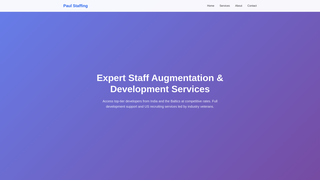 Thumbnail of paulstaffing.com