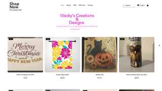 Thumbnail of wackyscreationsdesigns.com
