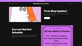 Thumbnail of sillyghostartworks.com