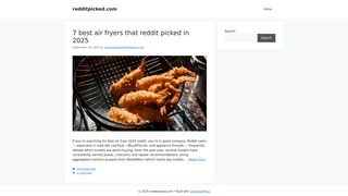 Thumbnail of redditpicked.com
