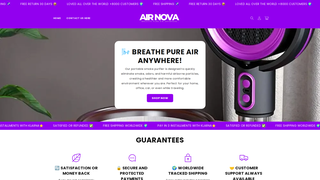 Thumbnail of airnoova.com