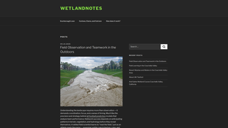 Thumbnail of wetlandnotes.com