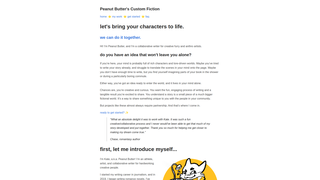 Thumbnail of peanutbutterscustomfiction.com