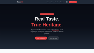 Screenshot of naan-hut.com