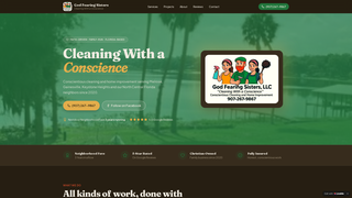Screenshot of godfearingsisters.com