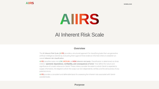 Screenshot of aiirs.ai