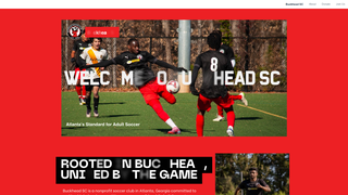Screenshot of buckheadsoccer.org