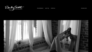 Screenshot of theboudoirexperiencebyemily.com