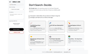 Screenshot of notgooglelens.com