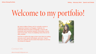 Thumbnail of azhangportfolio.com