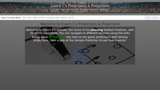 Thumbnail of coachcpredictions.com