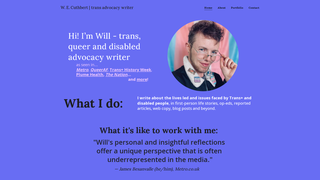 Thumbnail of wecuthbert.com