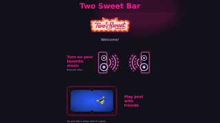 Screenshot of twosweetbar.com