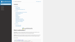 Thumbnail of audiotoolbox.org