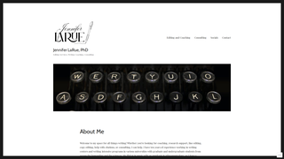Thumbnail of jenniferlaruewriting.com