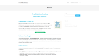 Thumbnail of freemindful.org