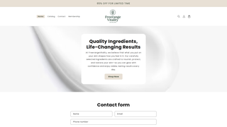 Thumbnail of freerangevitality.com