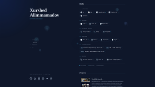 Screenshot of alimmamadov.dev