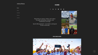 Screenshot of joshuarenza.com