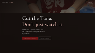 Screenshot of cutthetuna.com