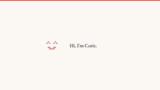 Screenshot of corie.app