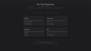 Screenshot of timerepository.org