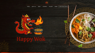 Screenshot of happywokphx.com
