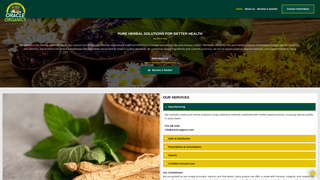 Thumbnail of oracle-organics.com