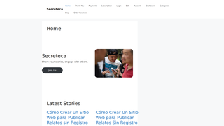 Thumbnail of secreteca.com