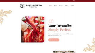 Thumbnail of radhagovindaweddings.com