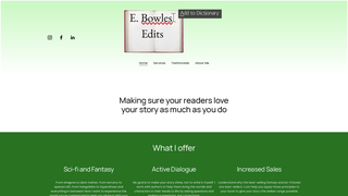 Thumbnail of ebowlesedits.com