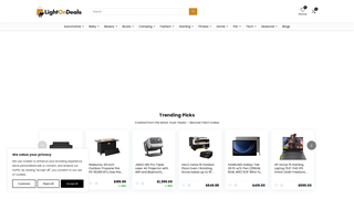 Thumbnail of lightondeals.com