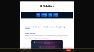 Thumbnail of 91clubgameindia.com